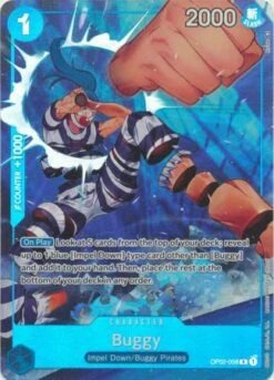 Buggy - (Alternate Art) - OP02-058 - Rare - Foil