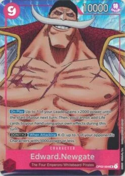 Edward.Newgate - (Alternate Art) - OP02-004 - Super Rare - Foil