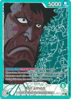 Kin'emon - (Alternate Art) - OP02-025 - Leader - Foil