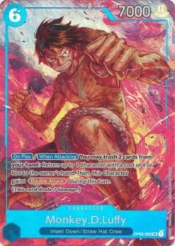 Monkey.D.Luffy - (Alternate Art) - OP02-062 - Super Rare - Foil