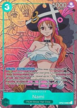 Nami - (Alternate Art) - OP02-036 - Super Rare - Foil