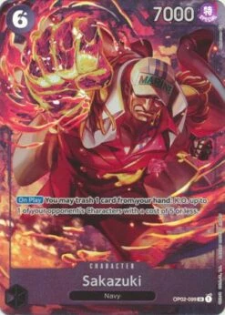 Sakazuki - (Alternate Art) - OP02-099 - Super Rare - Foil