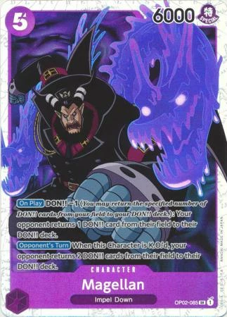 Magellan - OP02-085 - Super Rare - Foil 1 Magellan - OP02-085 - Super Rare - Foil