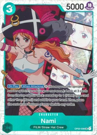 Nami - OP02-036 - Super Rare - Foil 1 Nami - OP02-036 - Super Rare - Foil