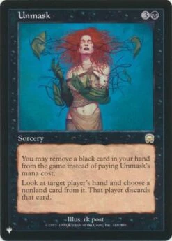 Magic The Gathering Unmask 168/350 - The List