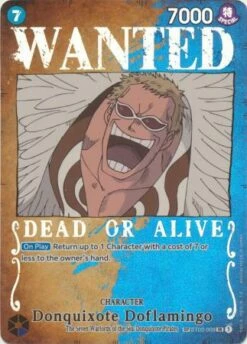 Donquixote Doflamingo - (Wanted Poster) - Super Rare - ST03-009 - Foil