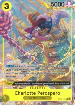 Charlotte Perospero - (Alternate Art) - Super Rare - OP03-113 - Foil