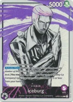 Iceburg - (Alternate Art) - Leader - OP03-058 - Foil