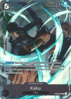 Kaku - (Alternate Art) - Super Rare - OP03-080 - Foil