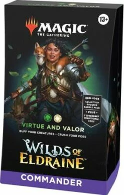 Magic The Gathering Wilds Of Eldraine Commander Deck Virtue And Valor (MTG)