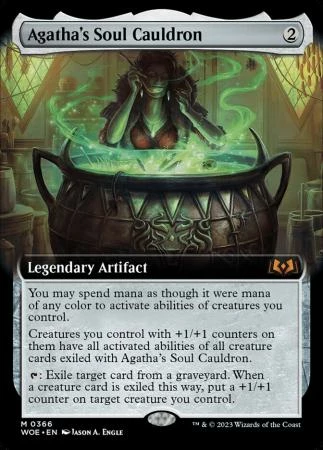 Magic The Gathering Agatha's Soul Cauldron 0366 Extended Art 1 Magic The Gathering Agatha's Soul Cauldron 0366 Extended Art