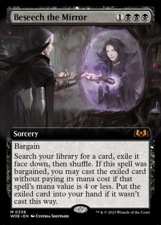 Magic The Gathering Beseech The Mirror 0336 Extended Art 1 Magic The Gathering Beseech The Mirror 0336 Extended Art