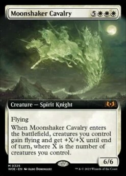Magic The Gathering Moonshaker Cavalry 0325 Extended Art