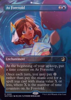Magic The Gathering As Foretold 0088 Anime Borderless Confetti Foil