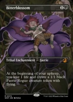 Magic The Gathering Bitterblossom 0072 Anime Borderless