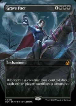 Magic The Gathering Grave Pact 0073 Anime Borderless