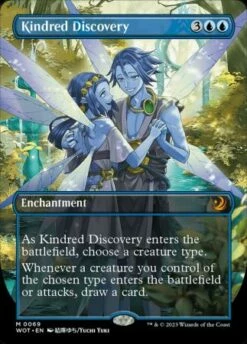 Magic The Gathering Kindred Discovery 0069 Anime Borderless