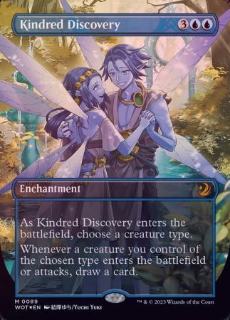Magic The Gathering Kindred Discovery 0089 Anime Borderless Confetti Foil 1 Magic The Gathering Kindred Discovery 0089 Anime Borderless Confetti Foil