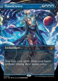 Magic The Gathering Omniscience 0070 Anime Borderless
