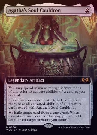 Magic The Gathering Agatha's Soul Cauldron 0366 Extended Art - Foil 1 Magic The Gathering Agatha's Soul Cauldron 0366 Extended Art - Foil
