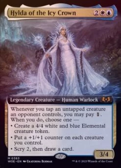 Magic The Gathering Hylda Of The Icy Crown 0363 Extended Art - Foil
