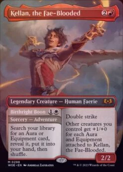 Magic The Gathering Kellan, The Fae-Blooded 0298 Borderless - Foil