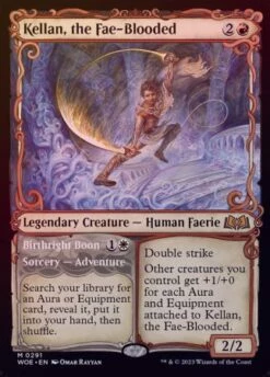 Magic The Gathering Kellan, The Fae-Blooded 0291 Showcase - Foil