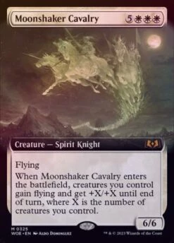 Magic The Gathering Moonshaker Cavalry 0325 Extended Art - Foil