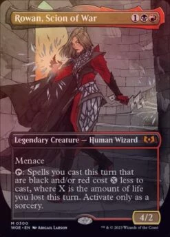 Magic The Gathering Rowan, Scion Of War 0300 Borderless - Foil