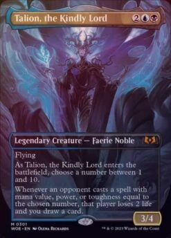 Magic The Gathering Talion, The Kindly Lord 0301 Borderless - Foil