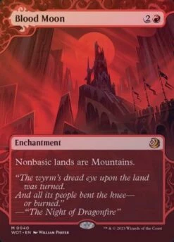 Magic The Gathering Blood Moon 0040 - Foil