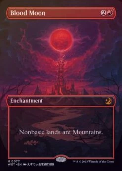 Magic The Gathering Blood Moon 0077 Anime Borderless - Foil