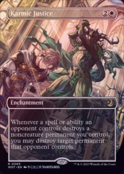 Magic The Gathering Karmic Justice 0065 Anime Borderless - Foil