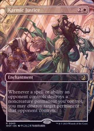 Magic The Gathering Karmic Justice 0065 Anime Borderless - Foil 1 Magic The Gathering Karmic Justice 0065 Anime Borderless - Foil