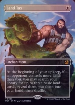 Magic The Gathering Land Tax 0066 Anime Borderless - Foil