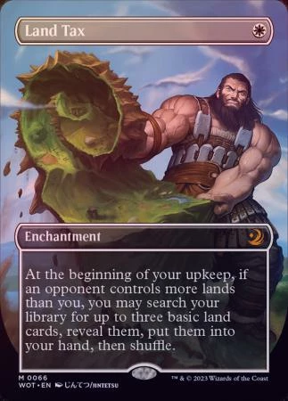 Magic The Gathering Land Tax 0066 Anime Borderless - Foil 1 Magic The Gathering Land Tax 0066 Anime Borderless - Foil