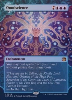 Magic The Gathering Omniscience 0024 - Foil