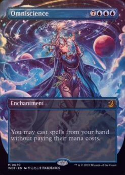 Magic The Gathering Omniscience 0070 Anime Borderless - Foil