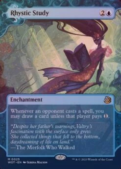 Magic The Gathering Rhystic Study 0025 - Foil