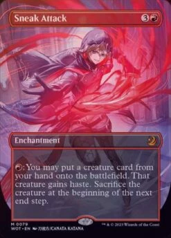 Magic The Gathering Sneak Attack 0079 Anime Borderless - Foil