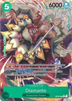 Diamante - (Alternate Art) - Rare - OP04-028 - Foil