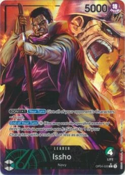 Issho - (Alternate Art) - Leader - OP04-020 - Foil