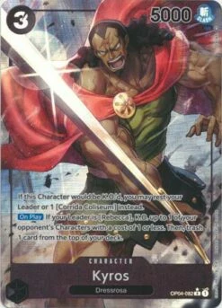 Kyros - (Alternate Art) - Rare - OP04-082 - Foil