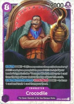 Crocodile - OP04-060 - Super Rare Foil