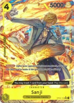 Sanji - (Alternate Art) - Super Rare - OP04-104 - Foil